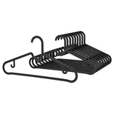 SPRUTTIG hanger, black, 39 cm, 10 pack