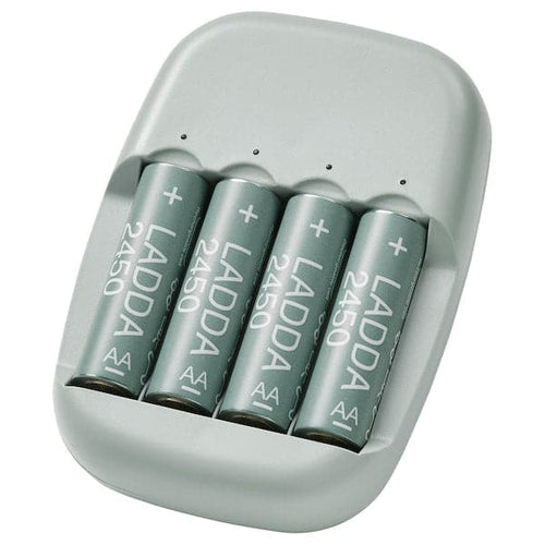 STENKOL / LADDA Charger and 4 batteries ,
