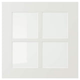 STENSUND glass door, white, 40x40 cm