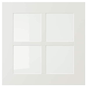 STENSUND - Glass door, white, 40x40 cm - best price from Maltashopper.com 10450587