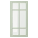 STENSUND glass door, light green, 40x80 cm