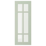 STENSUND glass door, light green, 30x80 cm