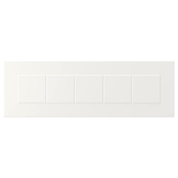 STENSUND drawer front, white, 59.7x19.7 cm