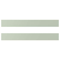 STENSUND drawer front, light green, 80x10 cm, 2 pack