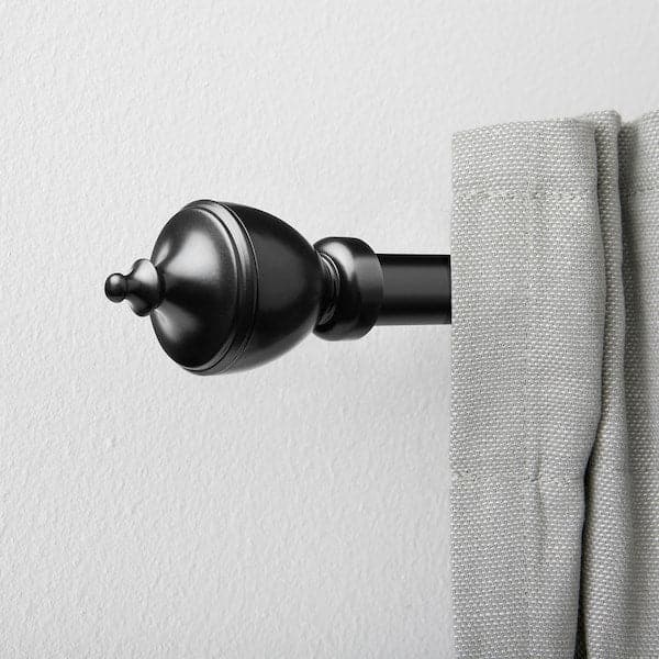 Ikea STINKSYSKA - Finials, 1 pair, black