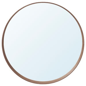 STOCKHOLM - Mirror, walnut veneer, 80 cm - best price from Maltashopper.com 60249960