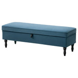 STOCKSUND cover for bench, Ljungen blue