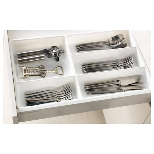 Ikea STÖDJA - Cutlery tray, white, 31x50 cm