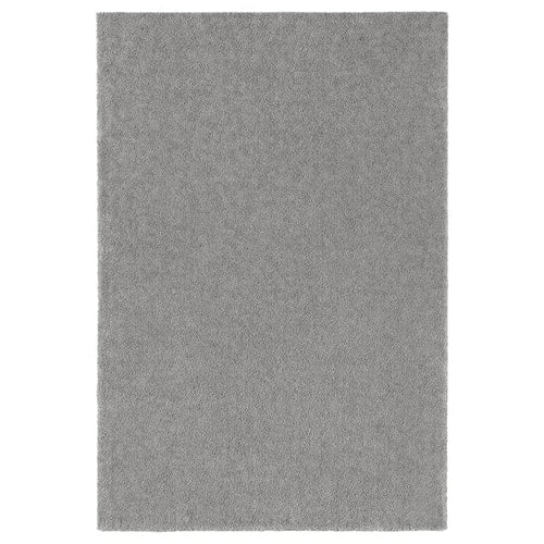 STOENSE - Rug, low pile, medium grey, 200x300 cm