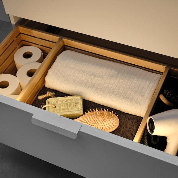 STÖTTA - LED cabinet lighting strip w sensor, battery-operated white, 72 cm - best price from Maltashopper.com 90360093