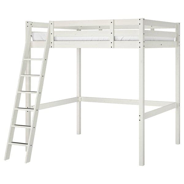 Ikea STORÅ Loft bed structure - white biting 140x200 cm , 140x200 cm