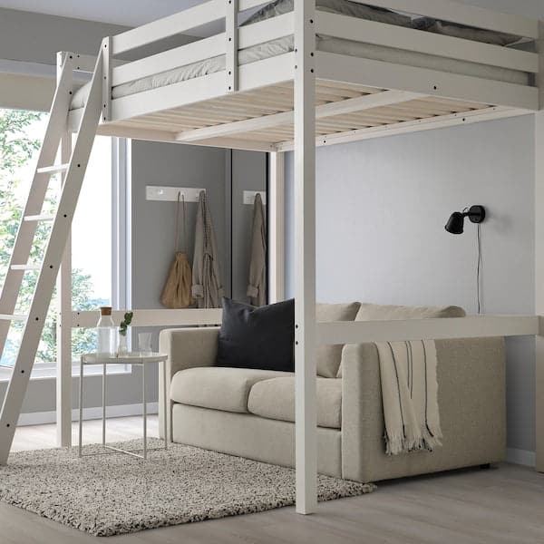 Ikea STORÅ Loft bed structure - white biting 140x200 cm , 140x200 cm