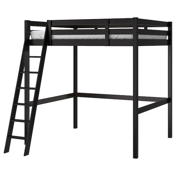 Ikea STORÅ Loft bed structure - black 140x200 cm ,