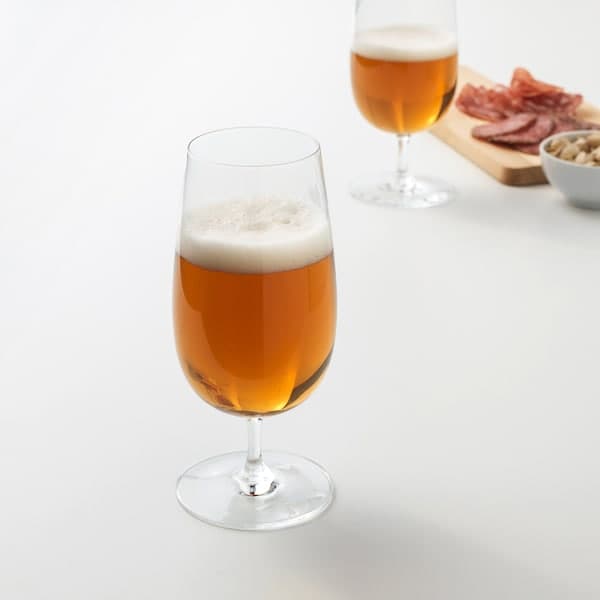 Ikea STORSINT - Beer glass, clear glass, 48 cl