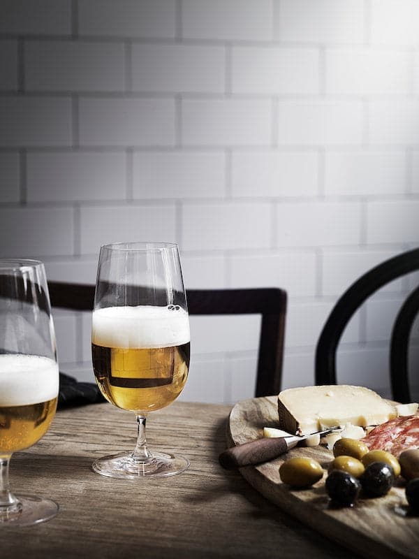 Ikea STORSINT - Beer glass, clear glass, 48 cl