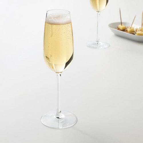 STORSINT - Champagne glass, clear glass, 22 cl