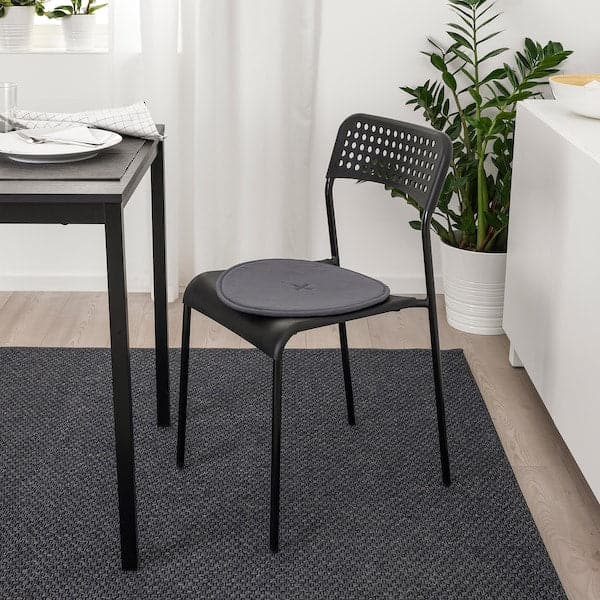 Ikea STRÅFLY Chair cushion - dark grey 36 cm ,
