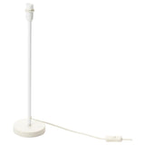 STRÅLA table lamp base, white, 12 cm