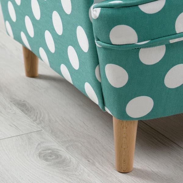 Ikea STRANDMON Armchair - Turquoise Ebbetorp ,