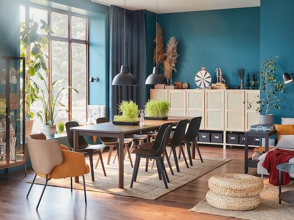 Ikea STRANDTORP - Extendable table, brown, 150/205/260x95 cm