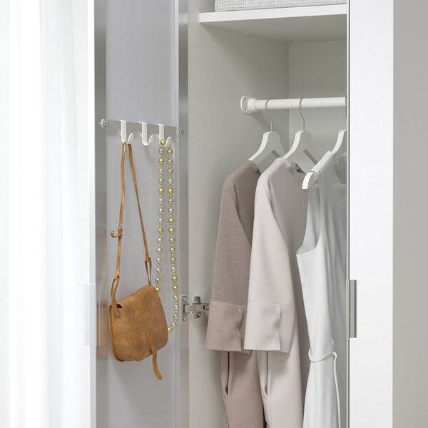STRAUMEN - Door with hinges, mirror glass, 40x180 cm - best price from Maltashopper.com 99416284