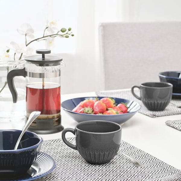 STRIMMIG - Mug, stoneware grey, 36 cl - best price from Maltashopper.com 70443184