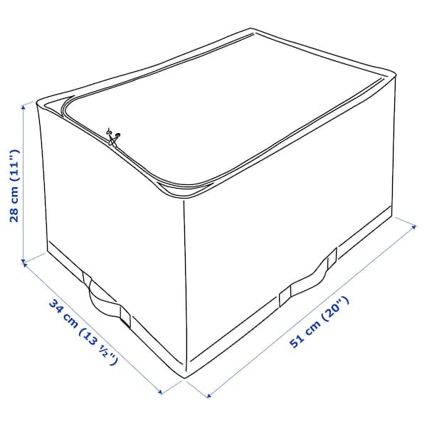 STUK - Storage case, white/grey, 34x51x28 cm - best price from Maltashopper.com 40309686