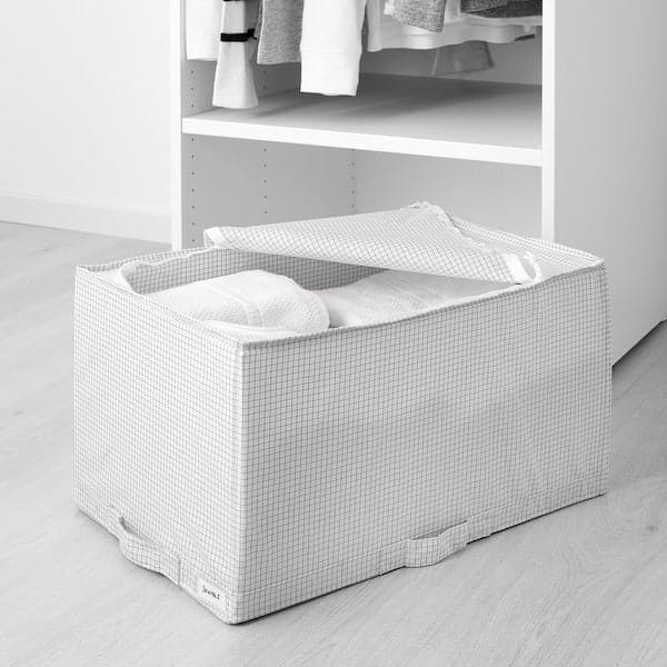 STUK - Storage case, white/grey, 34x51x28 cm - best price from Maltashopper.com 40309686