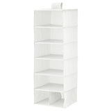 STUK storage with 7 compartments, white/grey, 30x30x90 cm