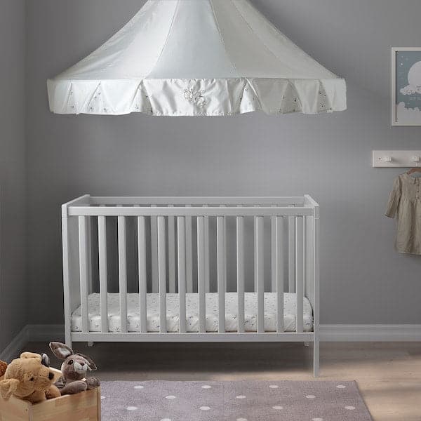 SUNDVIK Cot - grey 60x120 cm , 60x120 cm - best price from Maltashopper.com 50494075