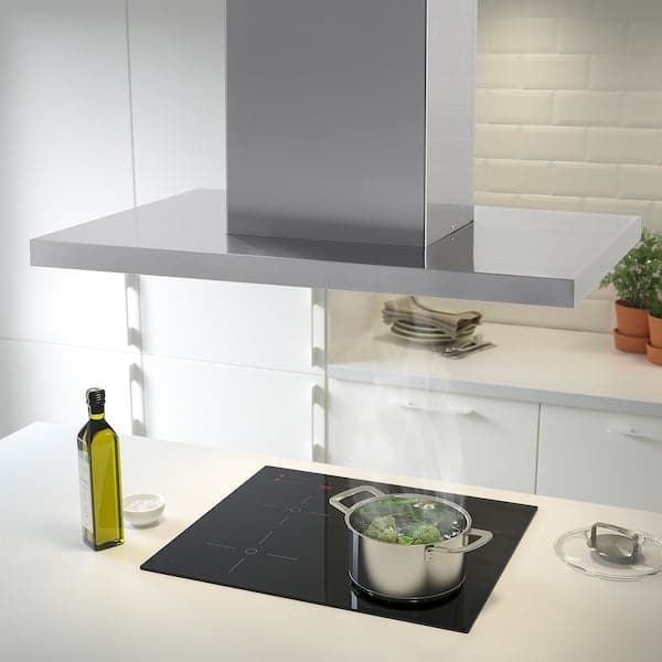 SVÄVANDE Ceiling suction hood - stainless steel 90 cm , 90 cm - best price from Maltashopper.com 40389089