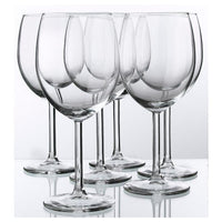 SVALKA wine glass, clear glass, 30 cl, 6 pack