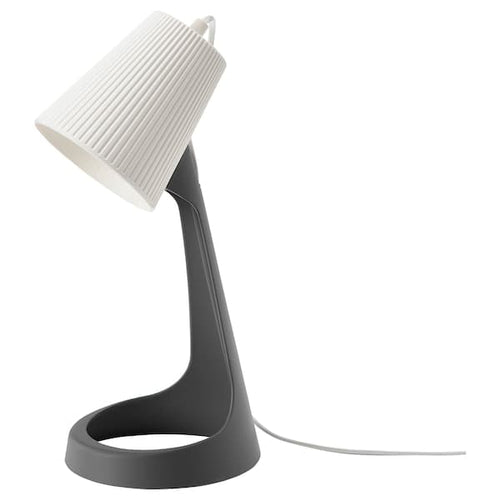SVALLET Work lamp - dark grey/white ,