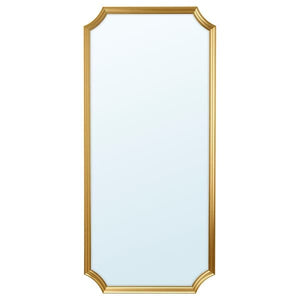 Ikea SVANSELE - Mirror, gold-colour, 73x158 cm