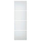 SVARTISDAL 4 panels for sliding door frame, white paper effect, 75x236 cm