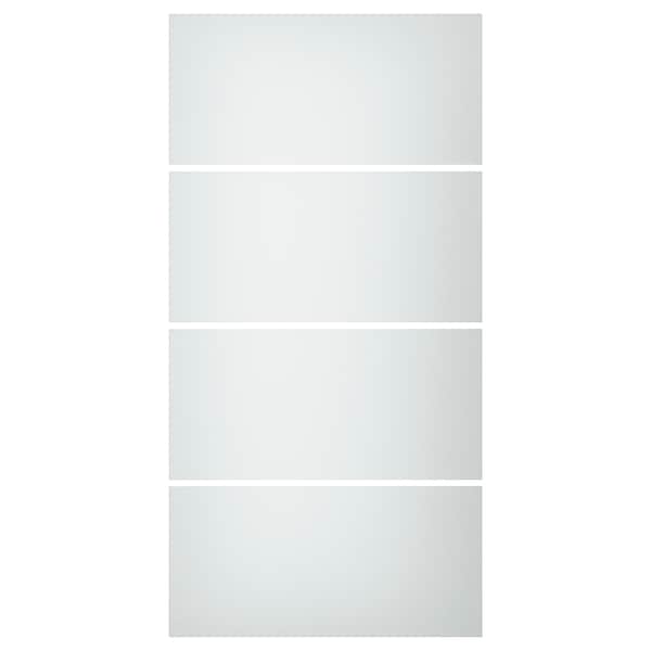 SVARTISDAL 4 panels for sliding door frame, white paper effect