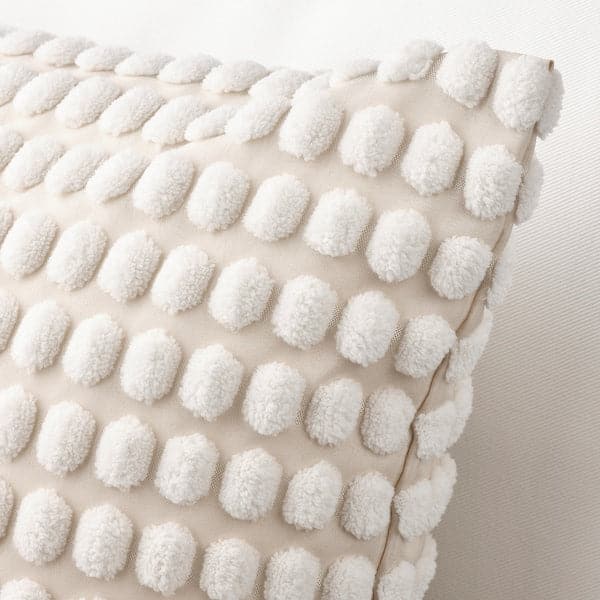 Ikea SVARTPOPPEL - Cushion cover, off-white, 50x50 cm
