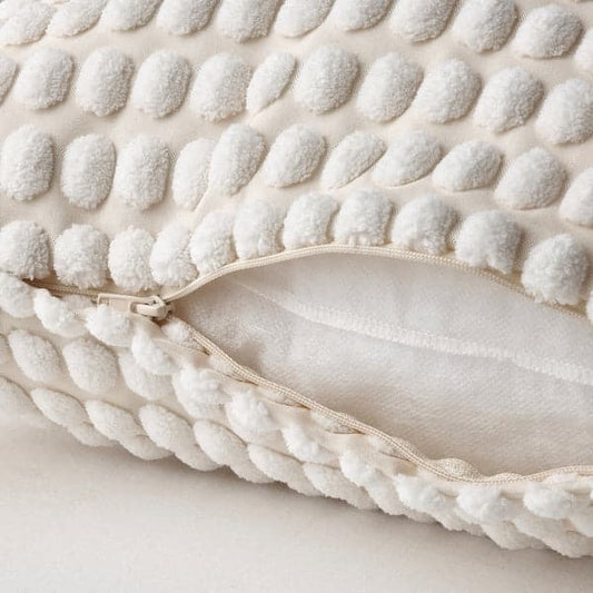Ikea SVARTPOPPEL - Cushion cover, off-white, 50x50 cm