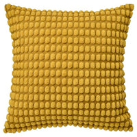 SVARTPOPPEL cushion cover, yellow, 50x50 cm