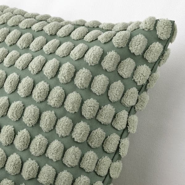 SVARTPOPPEL - Cushion cover, pale grey-green, 50x50 cm - best price from Maltashopper.com 00543016