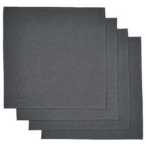 Ikea SVARTSENAP - Napkin, dark grey, 35x35 cm