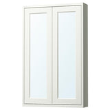 TÄNNFORSEN mirror cabinet with doors, white, 60x15x95 cm