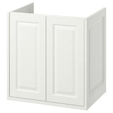 TÄNNFORSEN wash-stand with doors, white, 60x48x63 cm