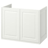 TÄNNFORSEN wash-stand with doors, white, 80x48x63 cm