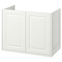 TÄNNFORSEN wash-stand with doors, white, 80x48x63 cm