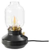 TÄRNABY table lamp, dimmable anthracite, 25 cm
