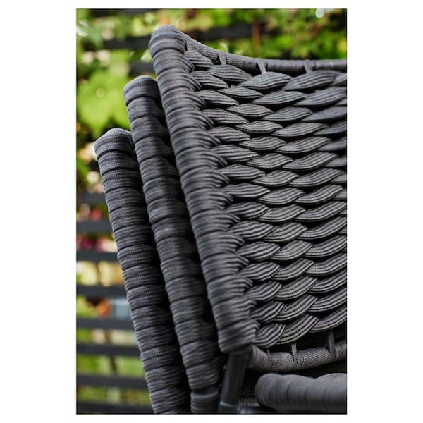 TEGELÖN / TEGELÖN - Garden table+4 chairs, dark grey/black , - best price from Maltashopper.com 39431188