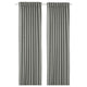 TIBAST room darkening curtains, 1 pair, dark green/with heading tape, 145x300 cm