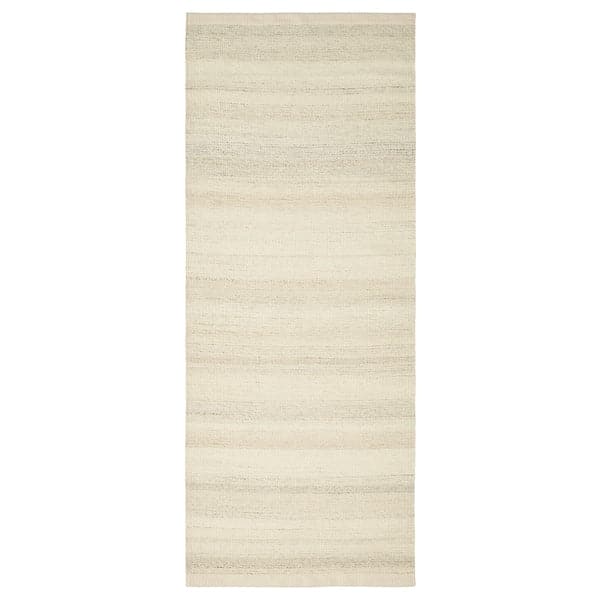 Ikea TIDTABELL - Rug, flatwoven, beige, 80x200 cm