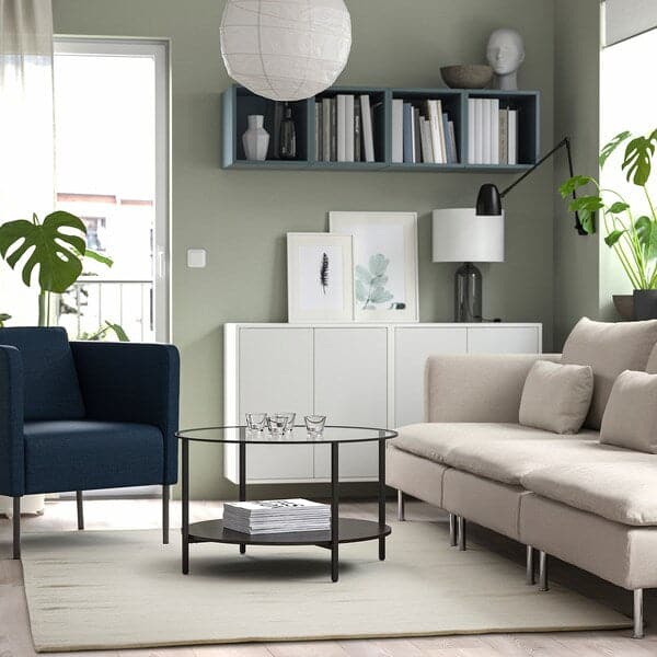 Ikea TIDTABELL - Rug, flatwoven, beige, 170x240 cm